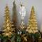 9.5" Metallic Woodland Layered Decoration Christmas Tree